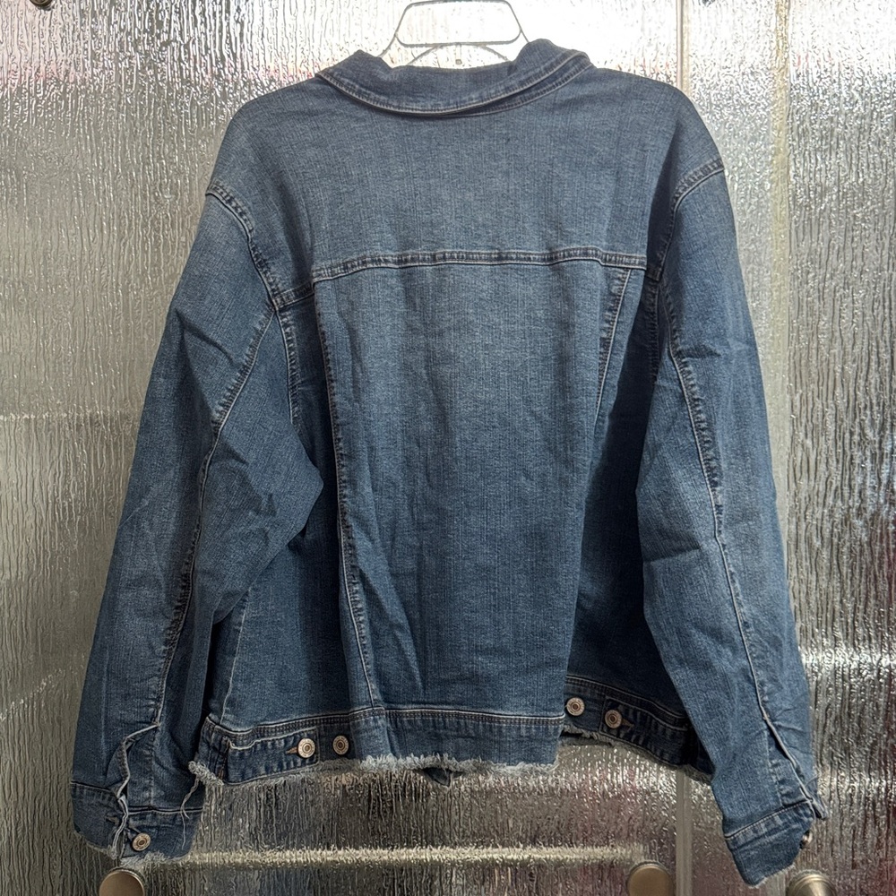 Nine West Stretch Denim Jacket - Picture 4 of 4